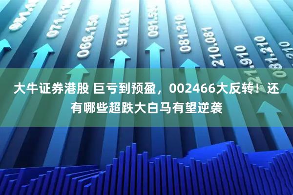 大牛证券港股 巨亏到预盈，002466大反转！还有哪些超跌大白马有望逆袭